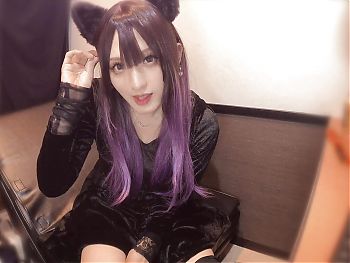 Individual shooting Video masturbating by a cute man with a cat ear