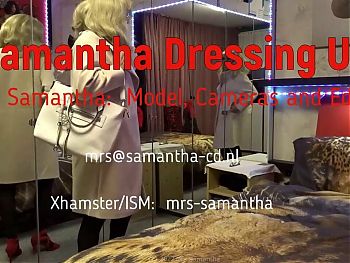 Mrs Samantha dressing up 